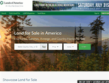Tablet Screenshot of landsofamerica.com